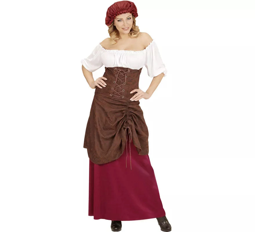 Translation missing: de.Disfraz de Tabernera Medieval Alegre para mujer