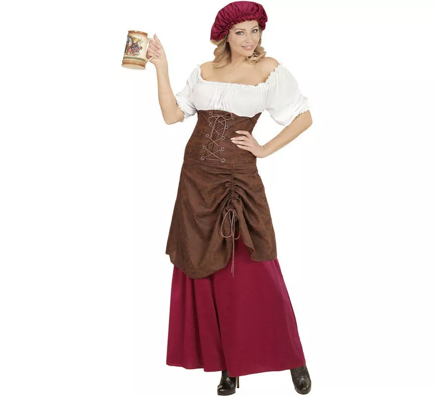 Translation missing: de.Disfraz de Tabernera Medieval Alegre para mujer