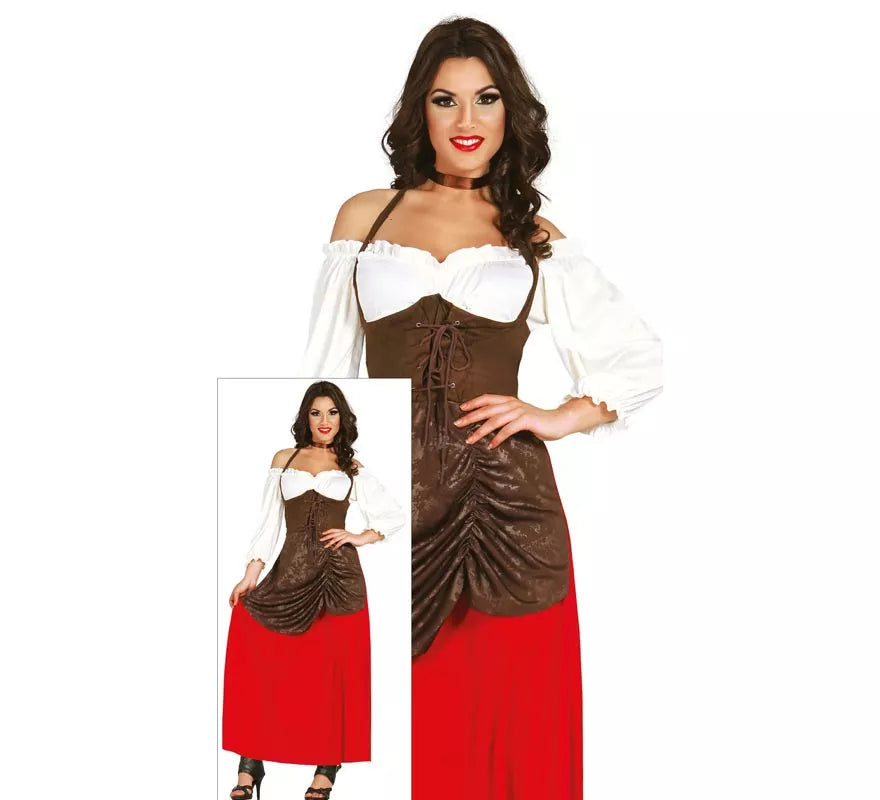 Translation missing: es.Disfraz de Tabernera Medieval para mujer