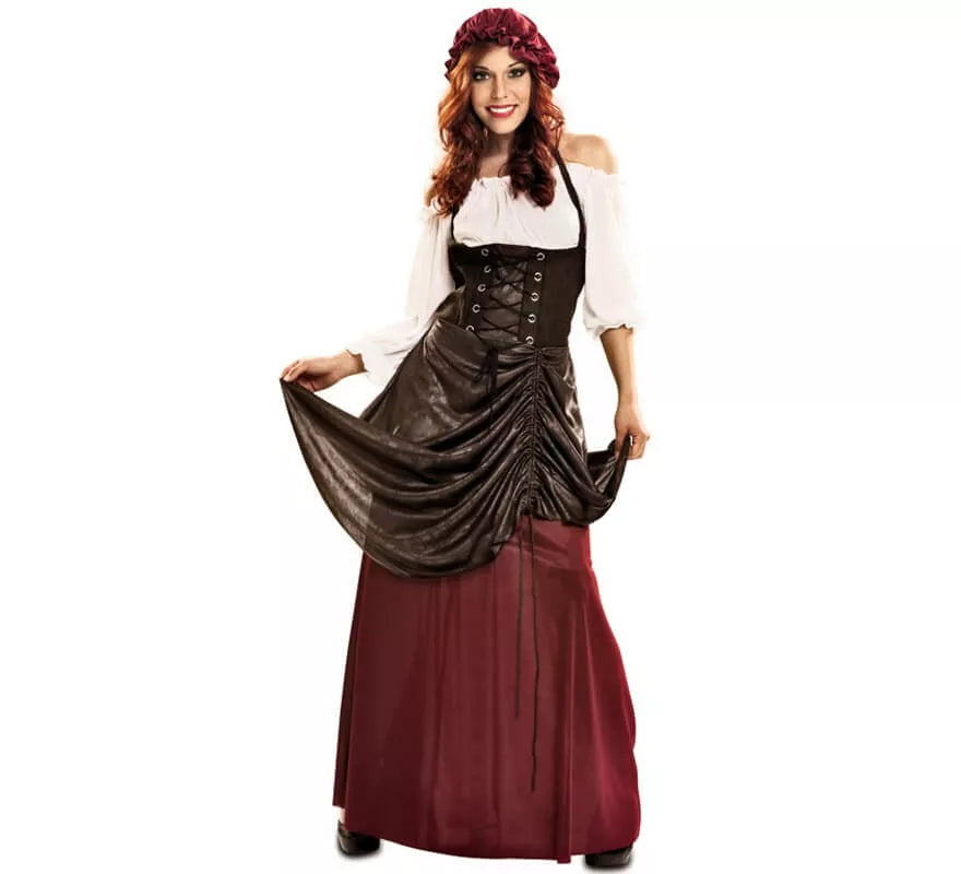 Translation missing: de.Disfraz de Tabernera medieval para mujer
