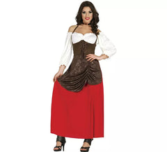Disfraz de Tabernera Medieval para mujer