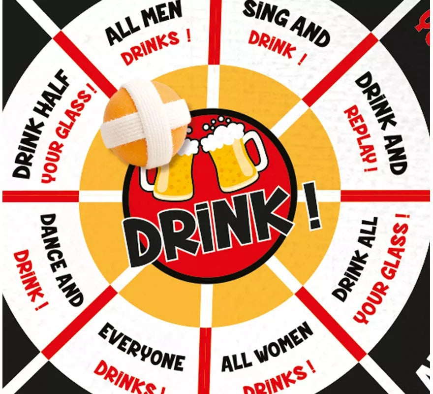 Disfraz de Tablero de dardos para bebidas para adultos