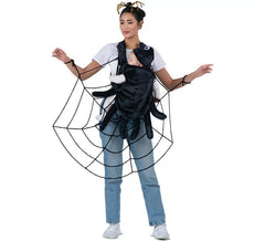 Spinnennetz- und Spinnenkostüm mit Rucksackhülle für Erwachsene und Babys