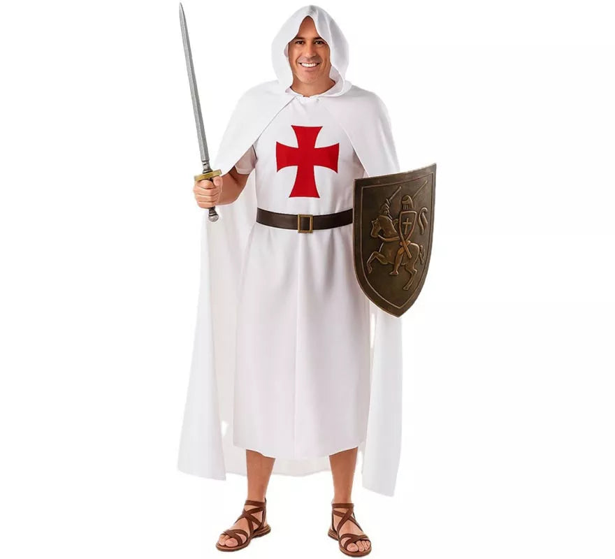 Translation missing: de.Disfraz de Templario Blanco para hombre
