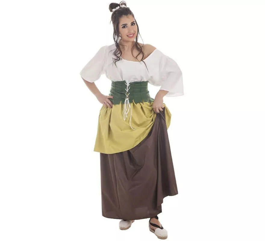 Translation missing: de.Disfraz de Tendera Medieval para mujer