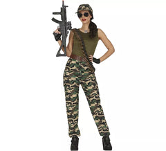 Soldat-Leutnant-Kostüm für Damen