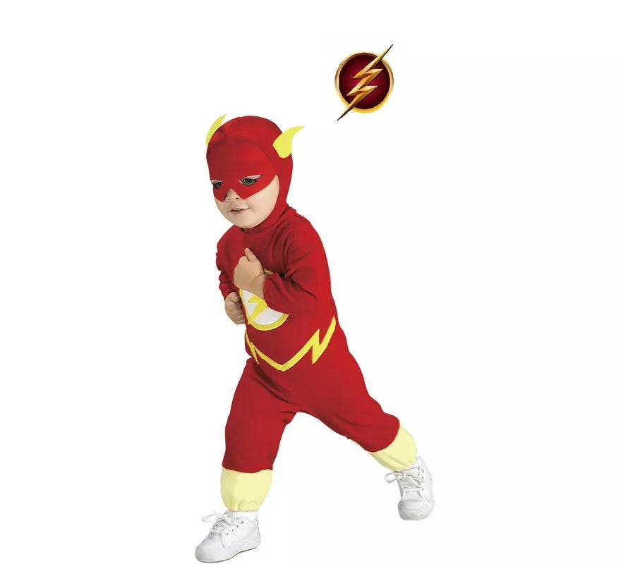 Translation missing: de.Disfraz de The Flash con gorro para bebé