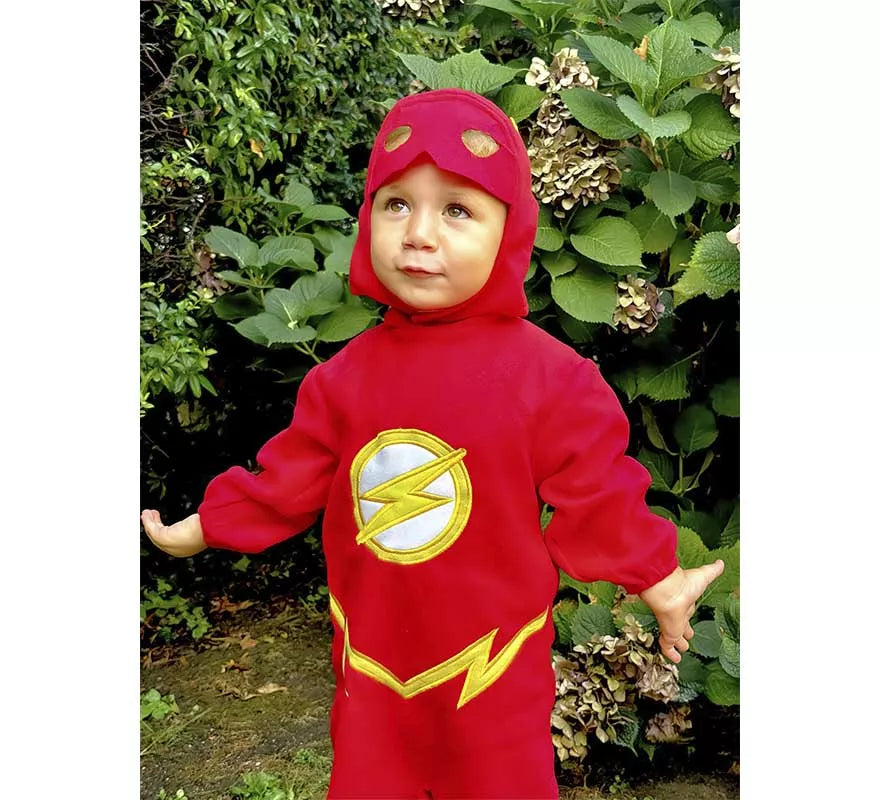 Translation missing: de.Disfraz de The Flash con gorro para bebé