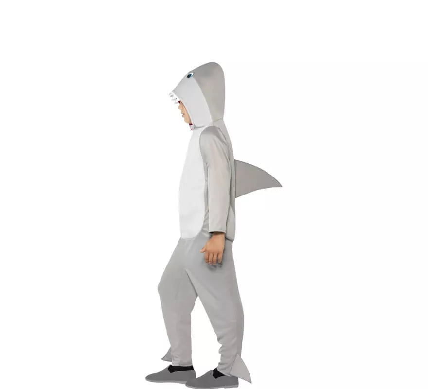 Translation missing: de.Disfraz de Tiburón Gris para niños