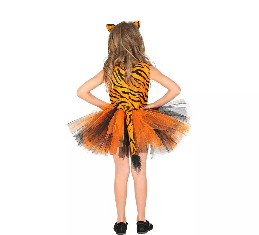 Translation missing: de.Disfraz de Tigre con Tutú y Lazo para niña