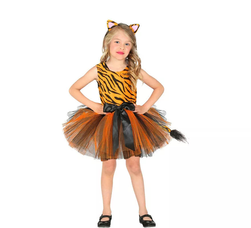 Translation missing: de.Disfraz de Tigre con Tutú y Lazo para niña
