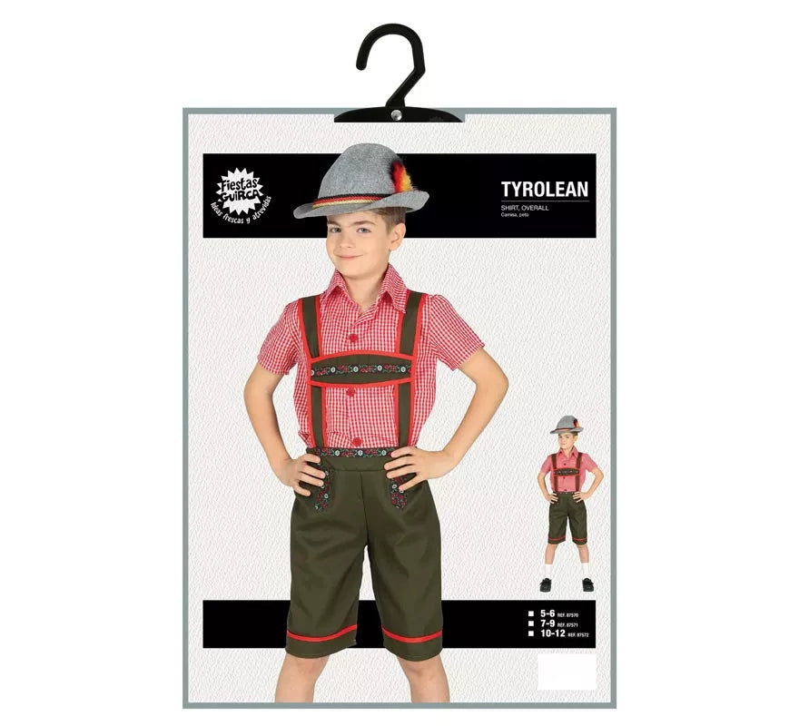 Translation missing: de.Disfraz de Tirolés Baviera para niño