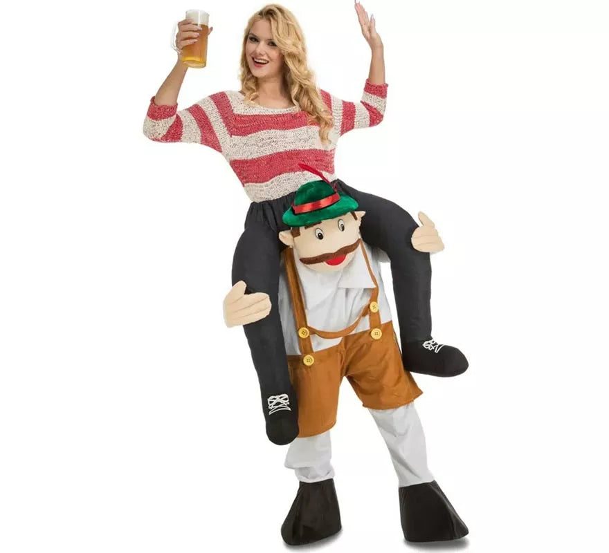 Translation missing: de.Disfraz de Tirolés Oktoberfest a hombros para adultos