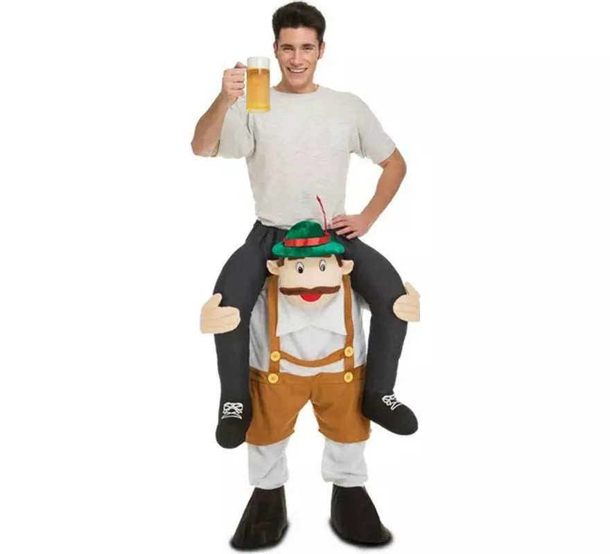 Translation missing: de.Disfraz de Tirolés Oktoberfest a hombros para adultos