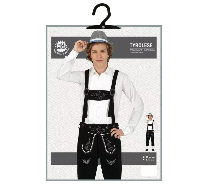 Translation missing: de.Disfraz de Tirolés oscuro para hombre