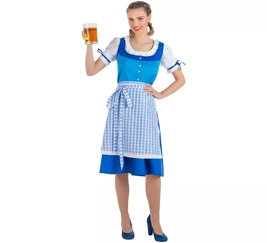 Translation missing: de.Disfraz de Tirolesa Azul para mujer