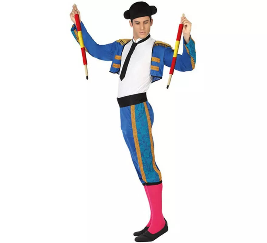 Translation missing: de.Disfraz de Torero Azul para Hombre