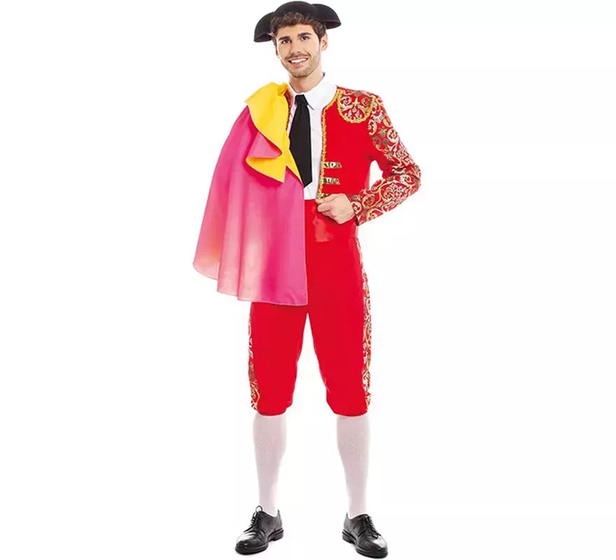 Translation missing: de.Disfraz de Torero rojo Español para hombre
