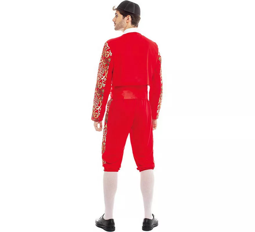 Translation missing: de.Disfraz de Torero rojo Español para hombre