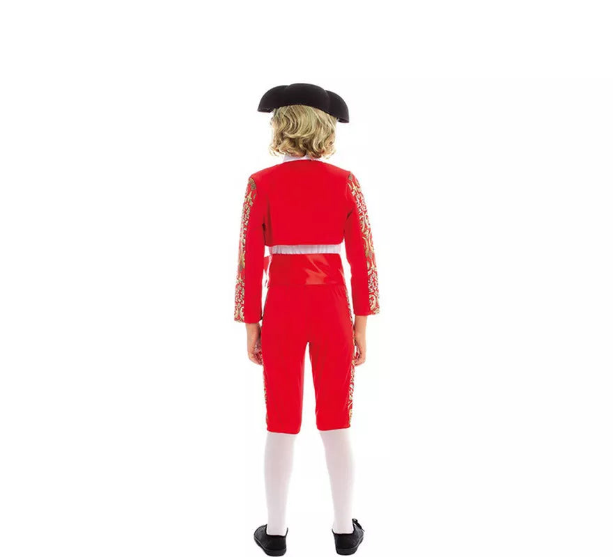 Translation missing: de.Disfraz de Torero rojo Español para niño
