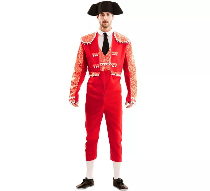 Translation missing: de.Disfraz de Torero Rojo para hombre