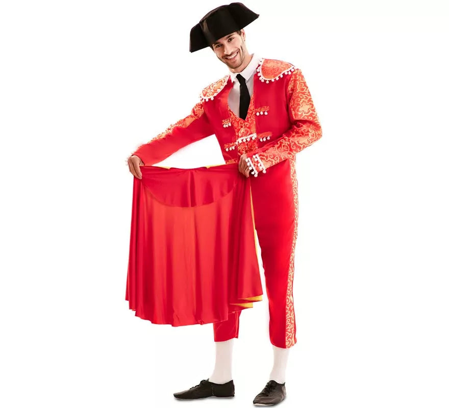 Translation missing: de.Disfraz de Torero Rojo para hombre