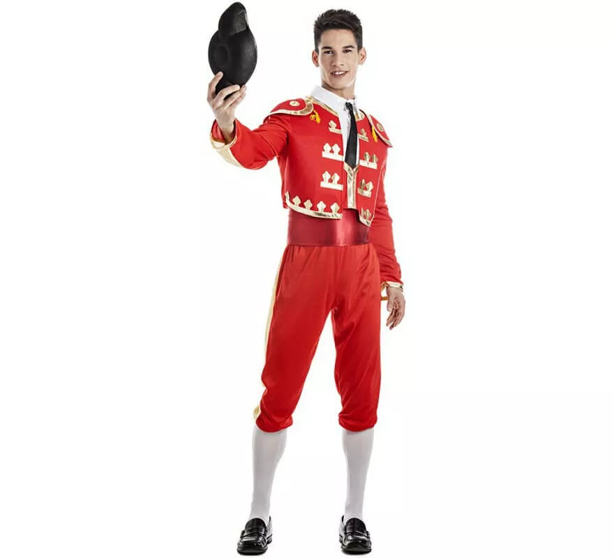 Translation missing: de.Disfraz de Torero rojo para hombre