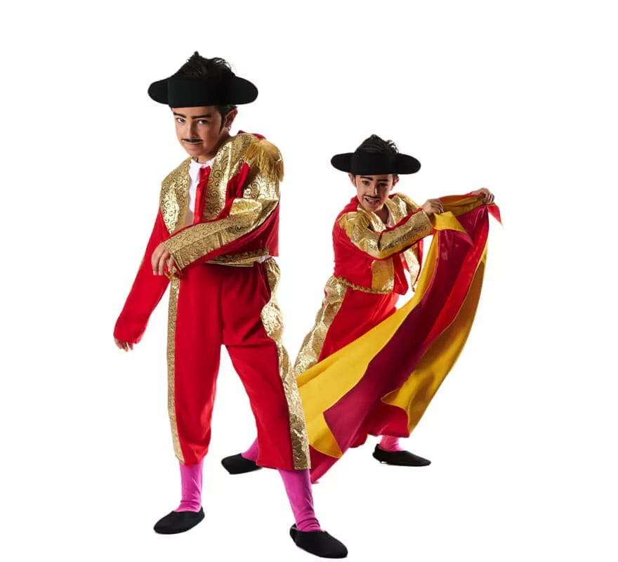 Translation missing: de.Disfraz de Torero Rojo para niño