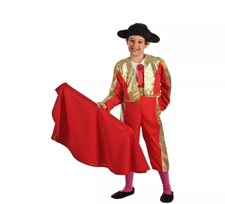 Translation missing: de.Disfraz de Torero Rojo para niño