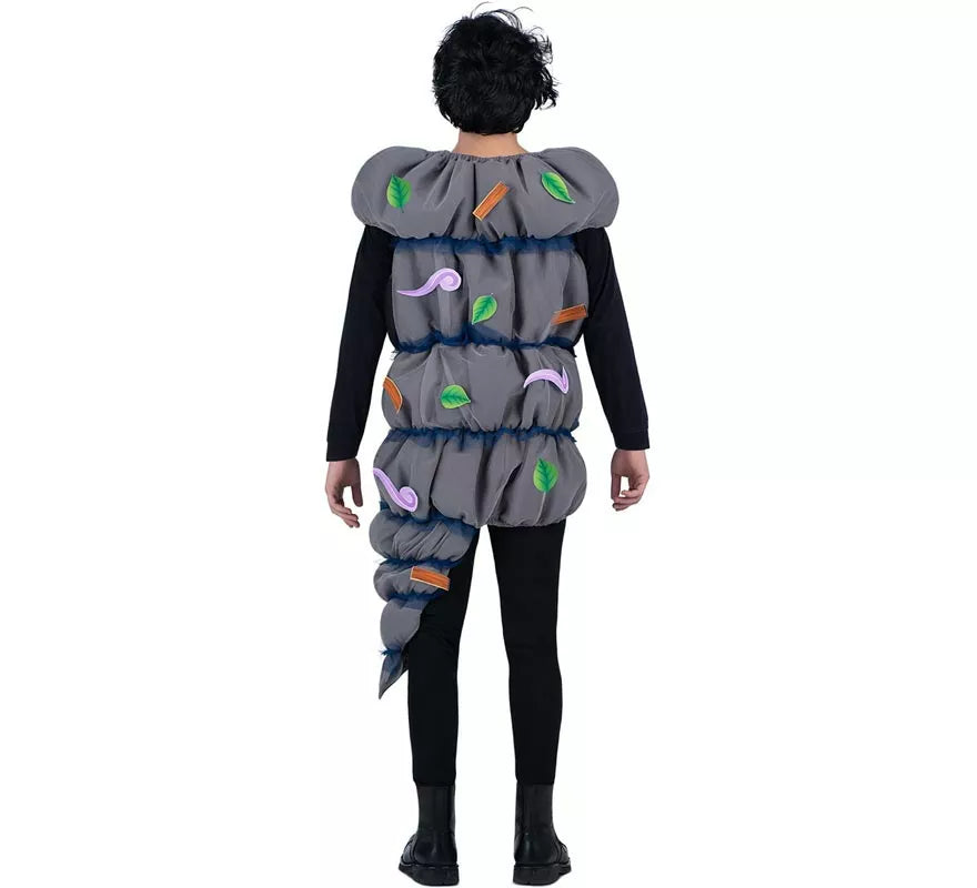 Disfraz de Tornado gris con accesorios para adulto