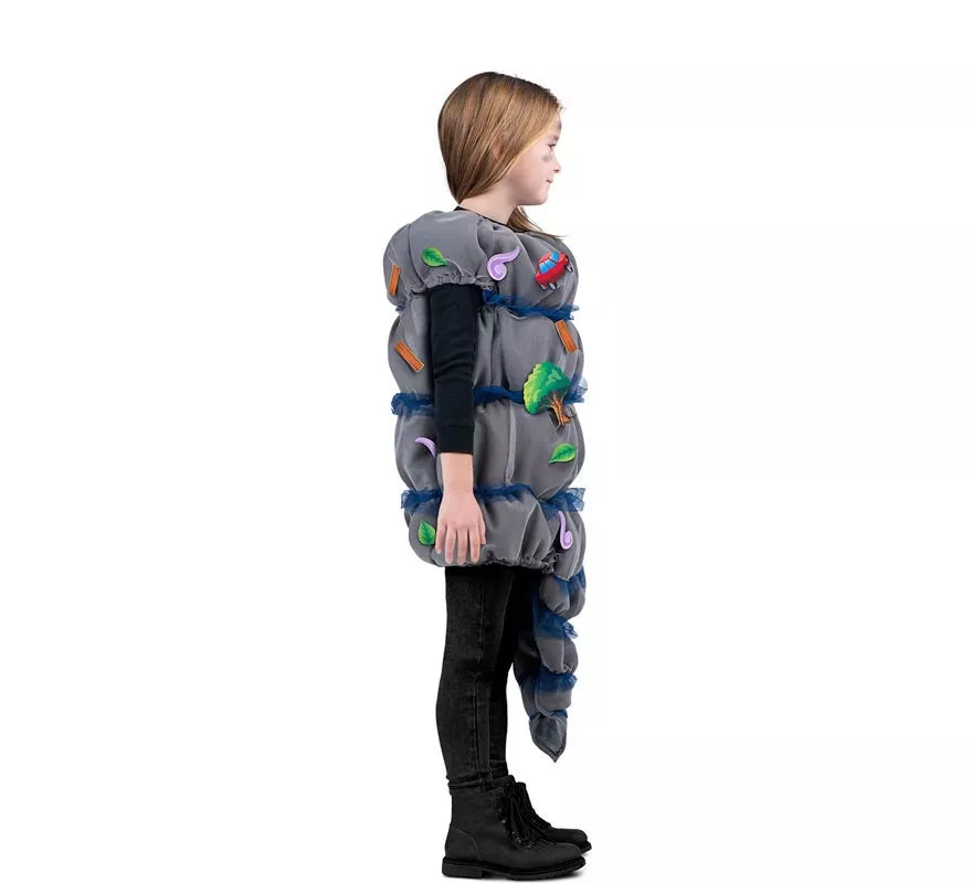 Translation missing: de.Disfraz de Tornado gris con accesorios para niños