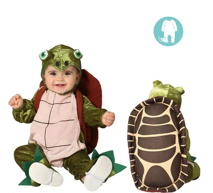 Translation missing: de.Disfraz de Tortuga con Caparazón para bebé