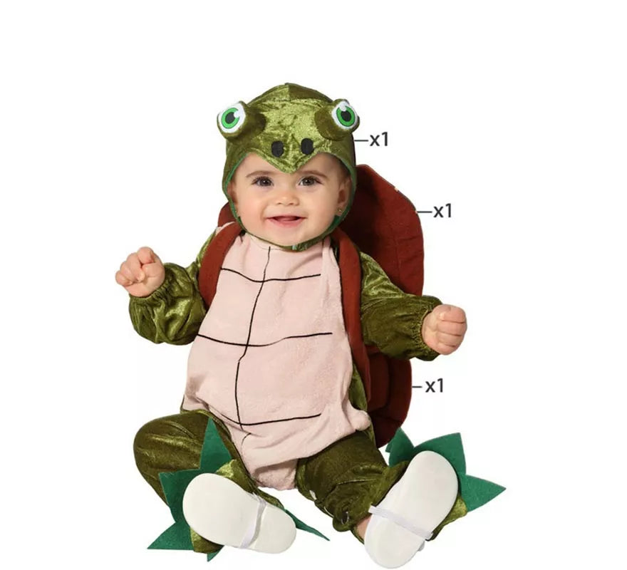 Translation missing: de.Disfraz de Tortuga con Caparazón para bebé