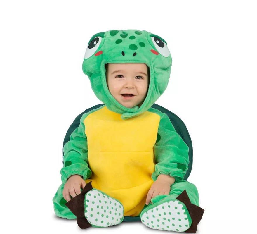 Translation missing: de.Disfraz de Tortuga con gorro y cola para bebé y niños