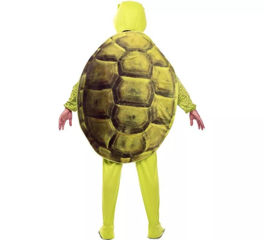 Translation missing: de.Disfraz de Tortuga verde con caparazón para adulto