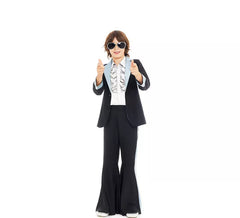70er Disco Flare Suit Kostüm für Kinder