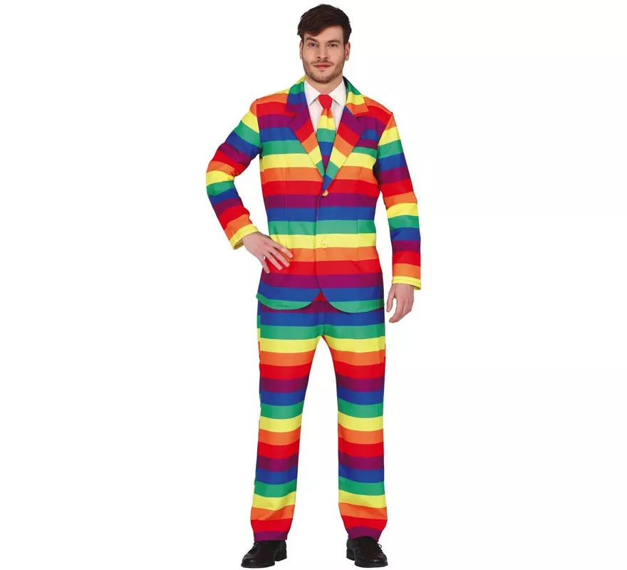 Disfraz de Traje de Arcoíris para Hombre