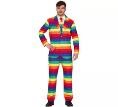 Regenbogen Anzug Kostüm für Herren