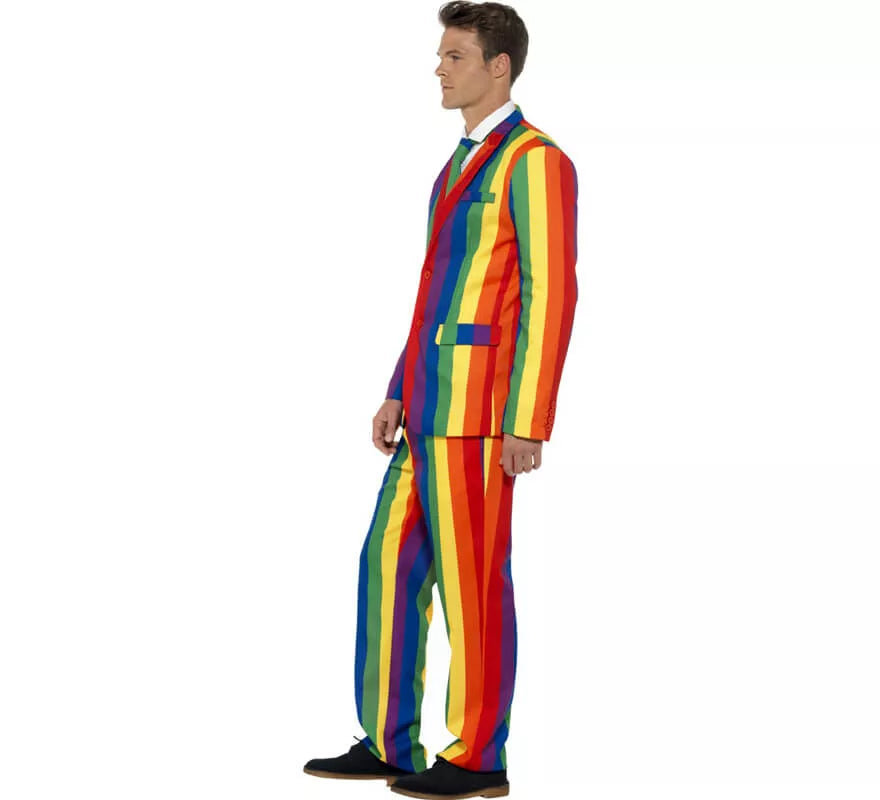 Translation missing: de.Traje Divertido Arco Iris para hombre