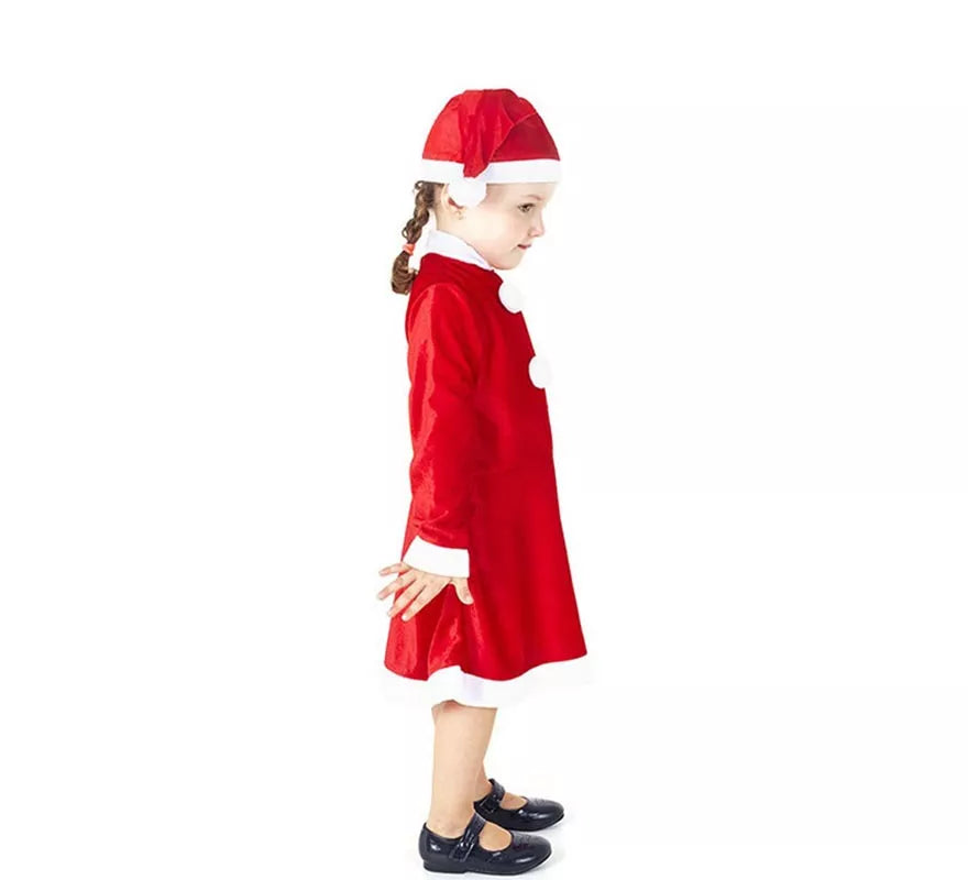 Translation missing: de.Disfraz de Traje Mamá Noel para bebé y niña
