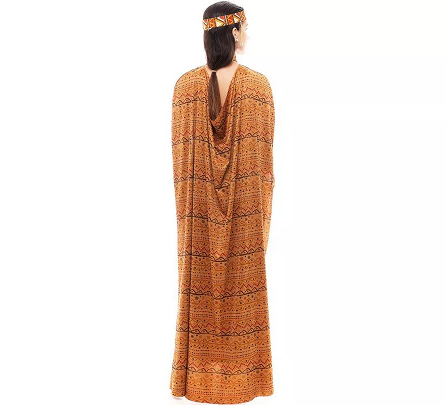 Translation missing: de.Disfraz de Tribal Africana amarillo y marrón para mujer