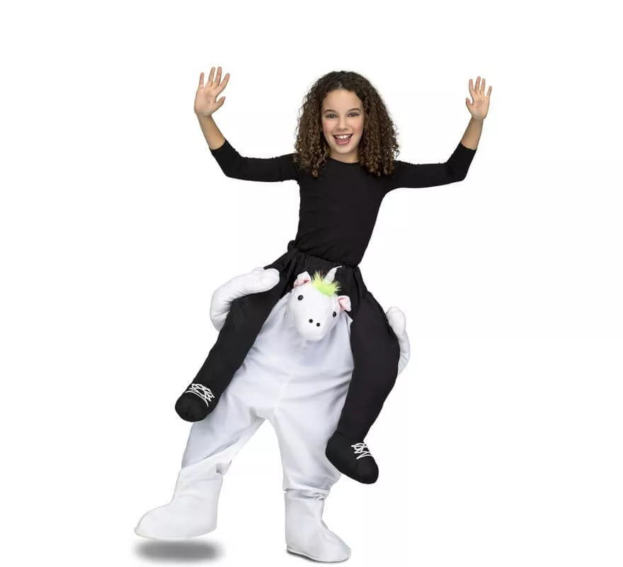 Disfraz de Unicornio a hombros para niños