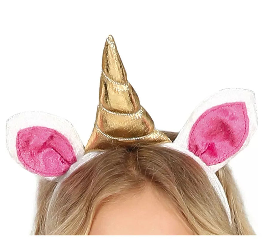 Translation missing: de.Disfraz de Unicornio Arcoíris con alas para niña