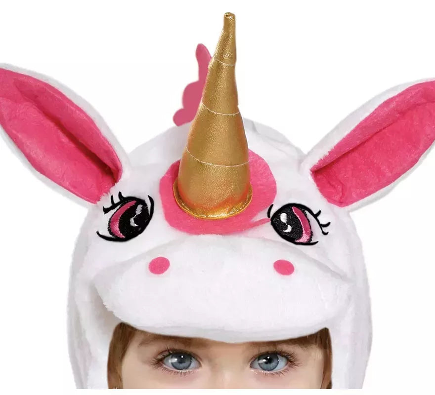 Disfraz de Unicornio Arcoíris Rosa para bebé