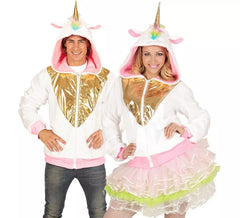 Goldenes Fantasy-Einhorn-Kostüm für Erwachsene