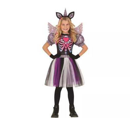 Disfraz de Unicornio Oscuro para niña