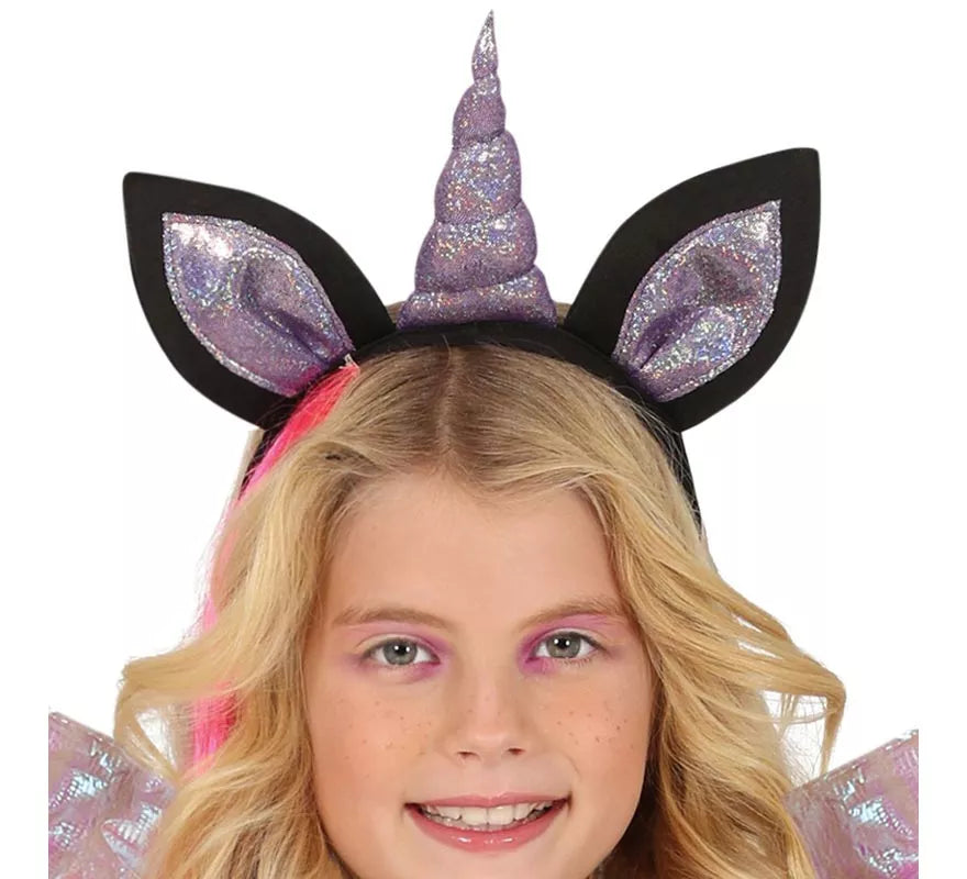 Translation missing: de.Disfraz de Unicornio Oscuro para niña