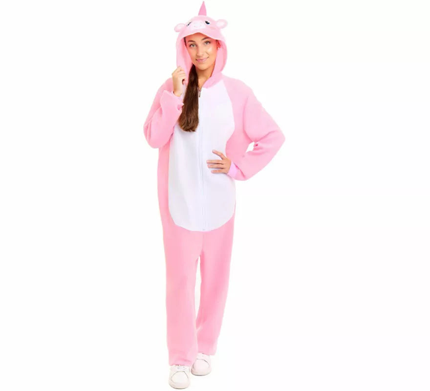 Translation missing: de.Disfraz de Unicornio Rosa para adulto