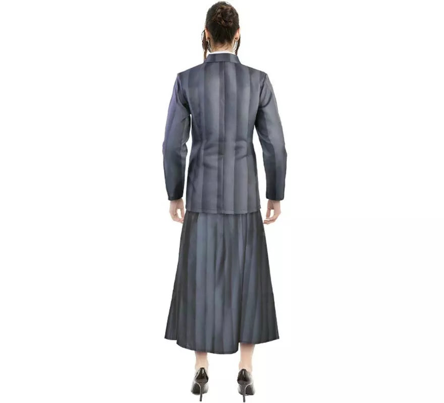Translation missing: de.Disfraz de Uniforme Escolar Gótico a rayas para mujer
