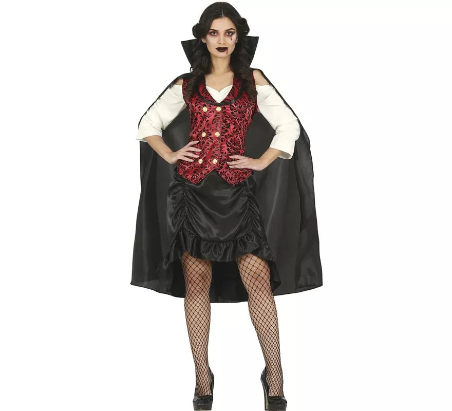 Translation missing: de.Disfraz de Vampiresa Antigua con falda para mujer